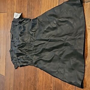 Zara Faux leather dress